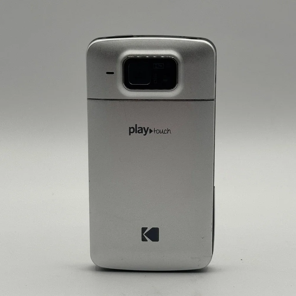 Kodak PlayTouch Zi10 Pocket Video Camera Silver 1080p‎ HD Touchscreen Camcorder
